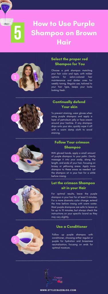 How to Use Purple Shampoo on Brown Hair 